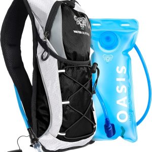 Water Buffalo Hydration Backpack - Lightweight Hydration Pack with 2L Water Bladder - Water Backpack for Hiking, Running, Biking, and Raves - Road Runner 12L Hydropack Backpack